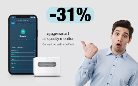 Amazon Smart Air Quality Monitor: RISPARMI il 31% e controlli la qualità dell'aria da iPhone