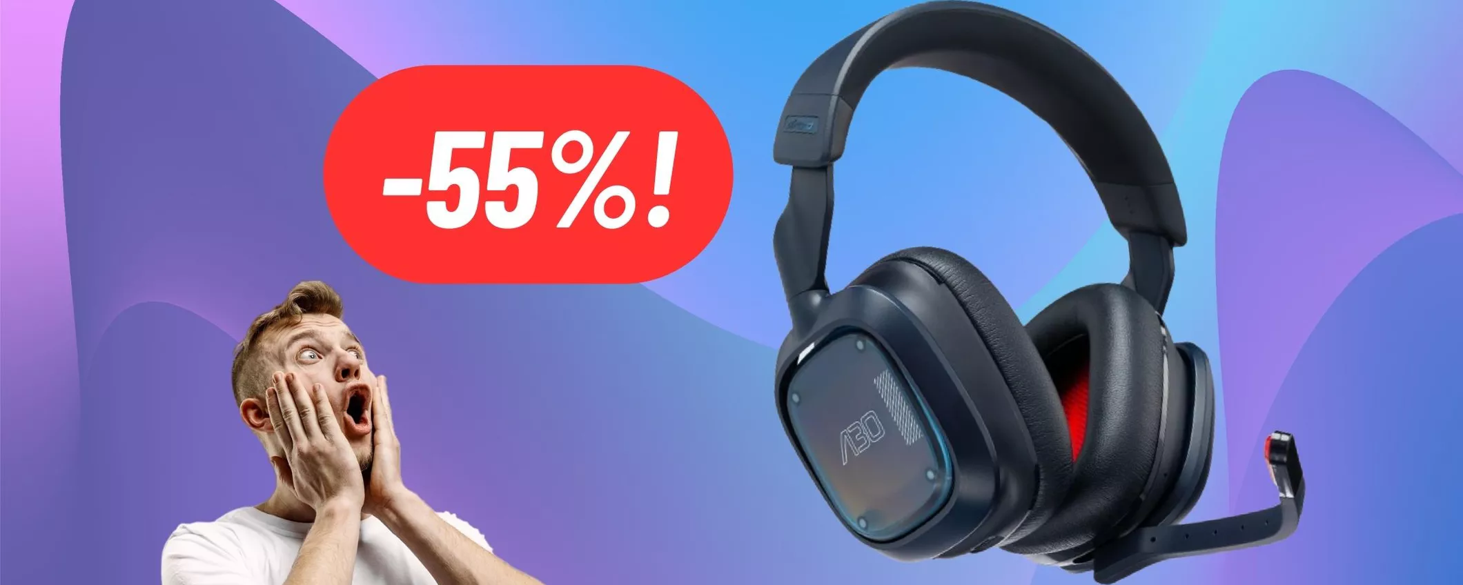 Cuffie da gaming Logitech per veri Pro ad un prezzo shock su Amazon (-55%)