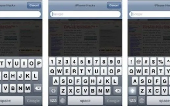 Col jailbreak la tastiera di iPhone ha più tasti