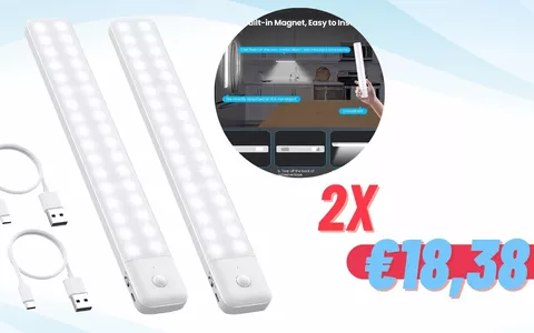 Luce LED da armadio con sensore: illumina a SOLI €18,38