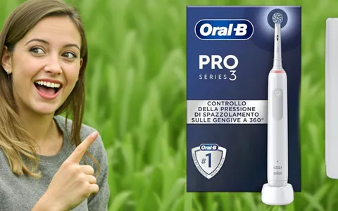Sorriso smagliante con lo Spazzolino elettrico Oral-B PRO 3: risparmia subito il 30%
