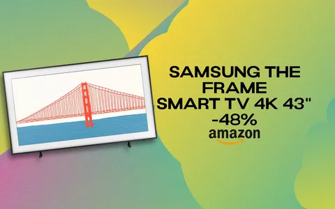 Samsung The Frame: OFFERTA CLAMOROSA del 48% sullo Smart TV 4K 43