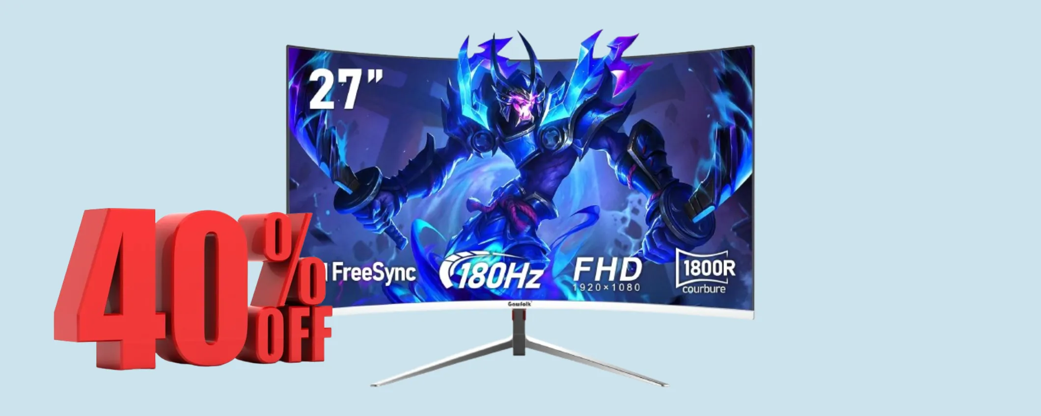 PREZZO SHOCK: Monitor curvo da gaming a soli 137€ con uno sconto folle del 40%!