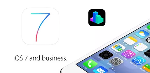 iOS 7 stringe l'occhiolino al business