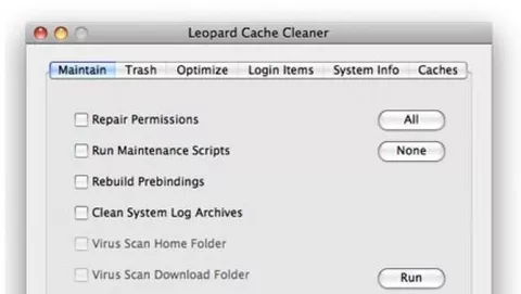 Leopard Cache Cleaner: una colf nel tuo Mac