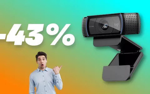 Webcam Logitech FHD per Mac e PC Windows: SCONTO PAZZO del 43%