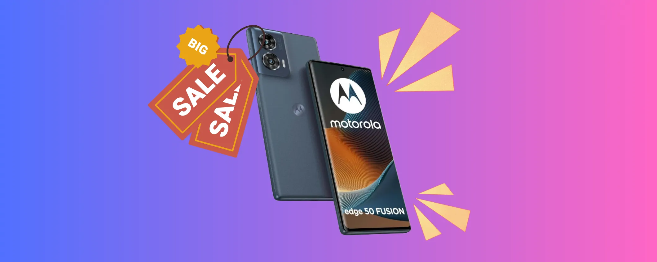 Risparmia più di 150€ sul Motorola edge 50 fusion: il mega sconto è del -38%