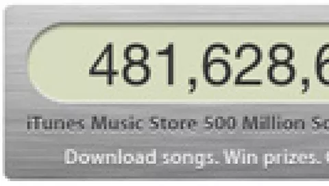 Parte il countdown per il 500milionesimo brano venduto su iTMS
