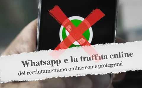 Whatsapp e la truffa del recruiting online: come proteggersi