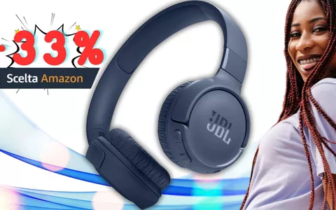 JBL Tune 520BT, su Amazon costano 20€ IN MENO grazie allo sconto del 33% (39,99€)