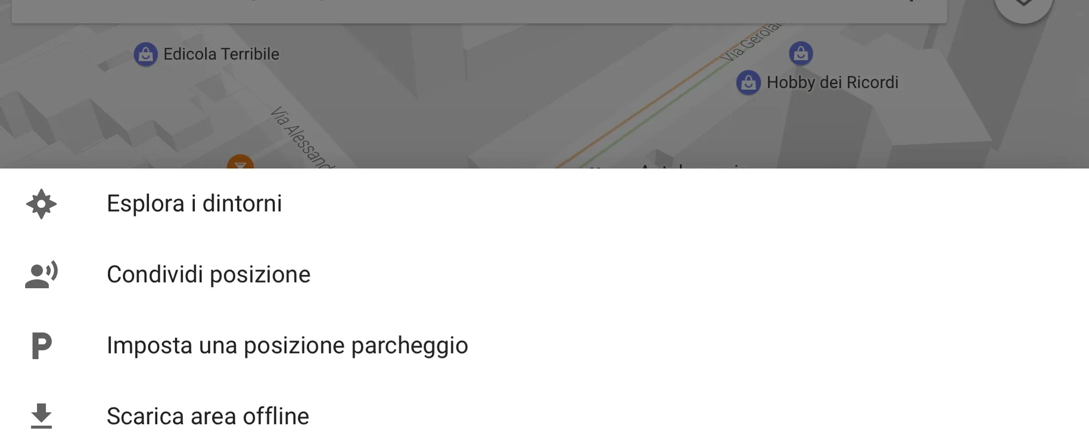 Google Maps ci ricorda dove abbiamo parcheggiato l’auto