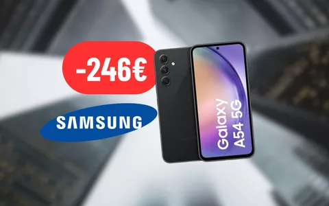 DISINTEGRATO il prezzo del Samsung Galaxy A54: SCONTO di 246€