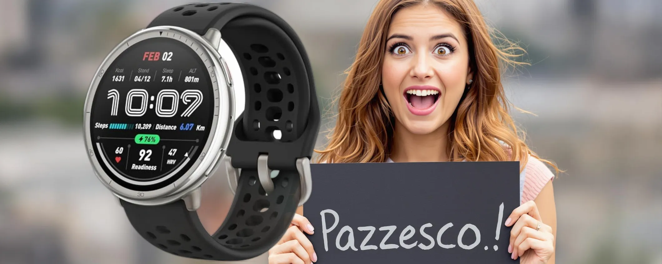 Amazfit Active 2: con le Offerte di Primavera Amazon costa pochissimo