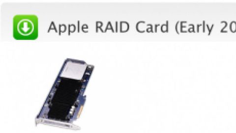 Disponibile l'aggiornamento firmware Apple RAID Card (Early 2009) versione 1.1