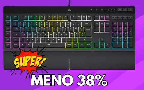 Tastiera Corsair K55 RGB PRO XT: per veri Pro e in super sconto