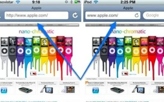 iPhone 2.2: Mobile Safari cambia faccia