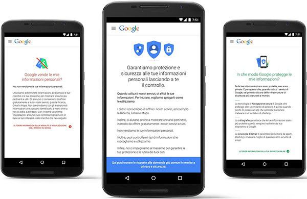 Google: le risposte su privacy e sicurezza