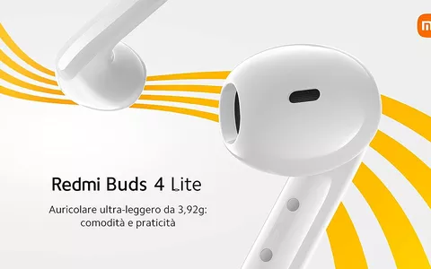 Xiaomi Redmi Buds 4 Lite a SOLI 19 EURO: ancora per POCHE ORE su Amazon