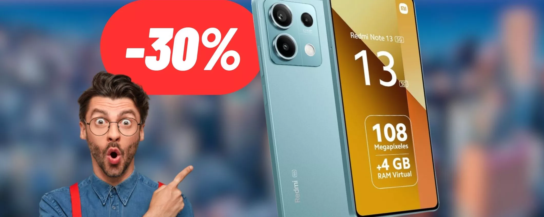 Xiaomi Redmi Note 13 Pro: OFFERTA MAXI attiva con sconto del 30%