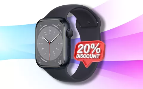 Apple Watch Series 8: CROLLA DI 100€ il prezzo SOLO OGGI