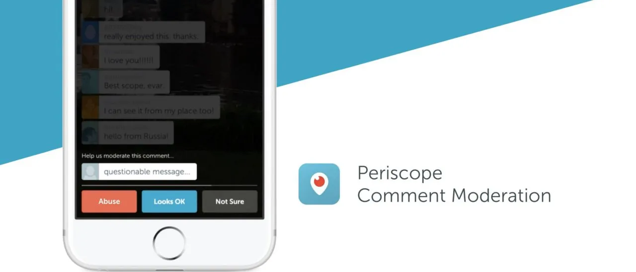 Periscope attiva la moderazione dei commenti