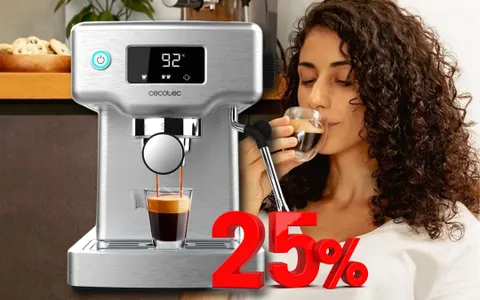 Caffettiera Cecotec: il tuo espresso come al bar OGNI GIORNO (sconto 24%)