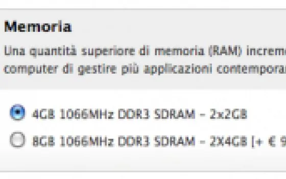 MacBook Pro: ora con anche 8Gb di RAM