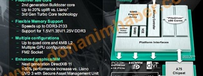 AMD Trinity: nuovi dettagli sull’architettura