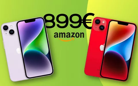 iPhone 14 al MIGLIOR PREZZO su Amazon: viola o rosso?