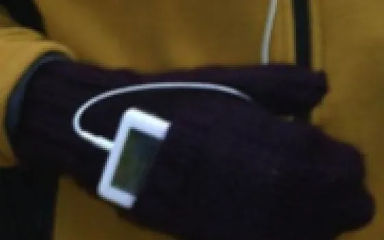 Un iPod nei guanti
