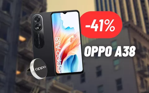 OPPO A38: smartphone eccezionale ad un prezzo ridicolo, lo paghi meno di 130€