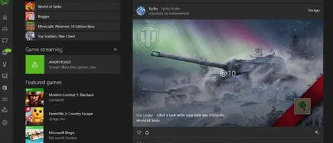 Streaming full HD da Xbox One a Windows 10