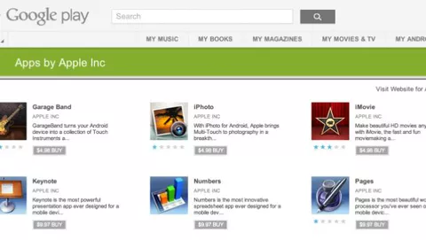 iLife e iWork spuntano sul Google Play Store per Android