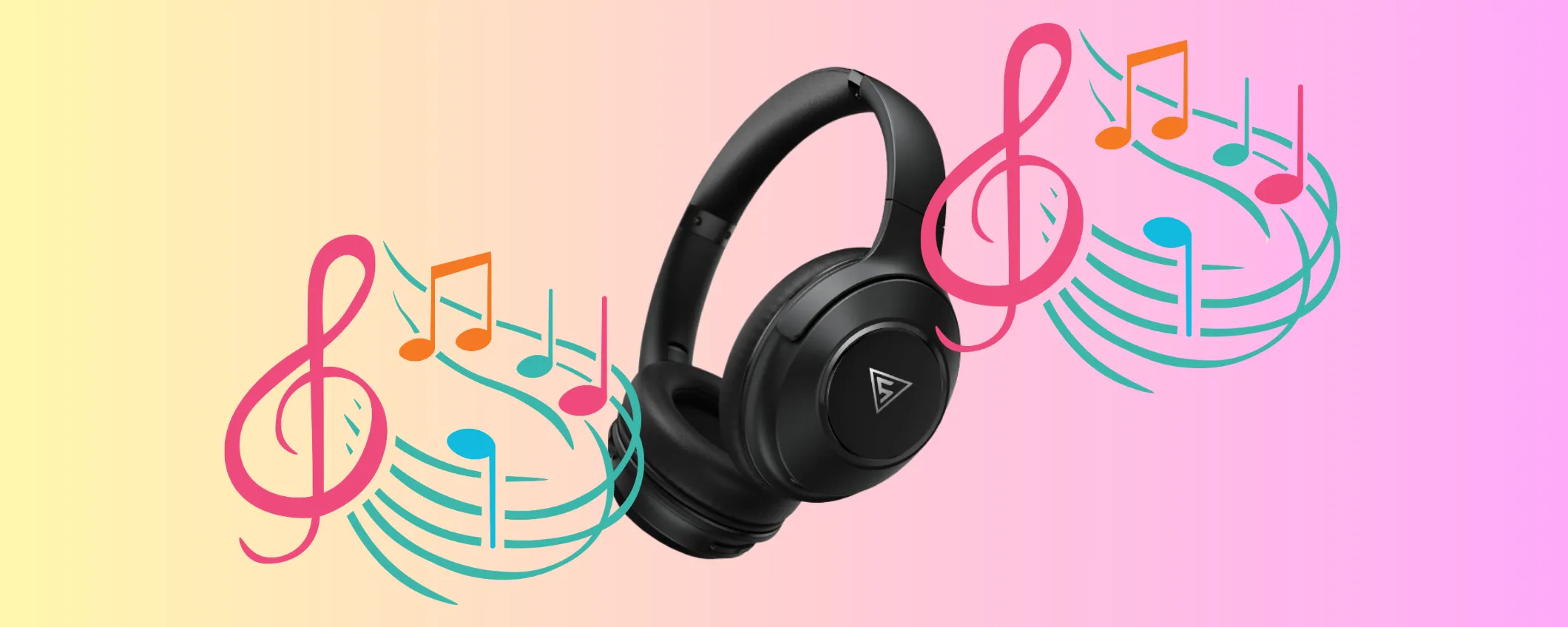 Goditi un suono Hi-Fi nitido e potente con le Cuffie over-ear a soli 19€