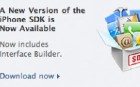 Nuova beta per la SDK di iPhone