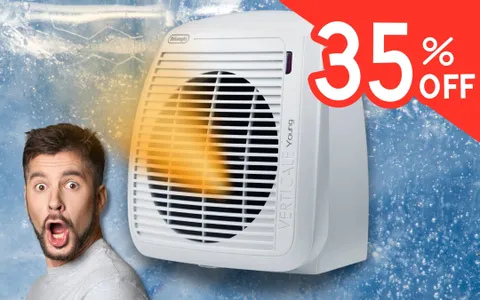 Termoventilatore De'Longhi: scalda la tua casa a soli 26€ su Amazon