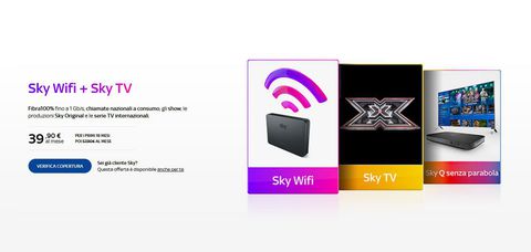 Sky Wifi: il prezzo per i non abbonati a SKY