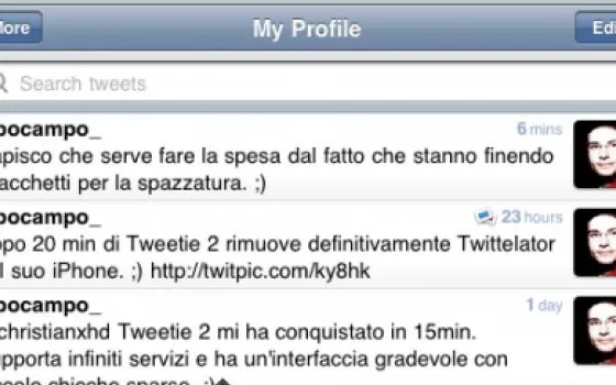 Tweetie 2: disponibile la nuova versione del client Twitter per iPhone