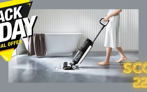 Black Friday WOW!: sconto di 220€ sull'Aspirapolvere Lavapavimenti 5-in-1 Tineco