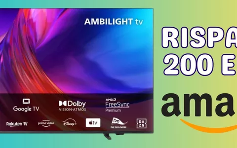 PHILIPS TV 4K Ambilight, non gli manca nulla, nemmeno il prezzo scontatissimo by Amazon!