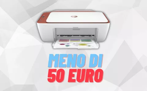 Inkjet HP DeskJet a MENO DI 50€ con questo codice sconto