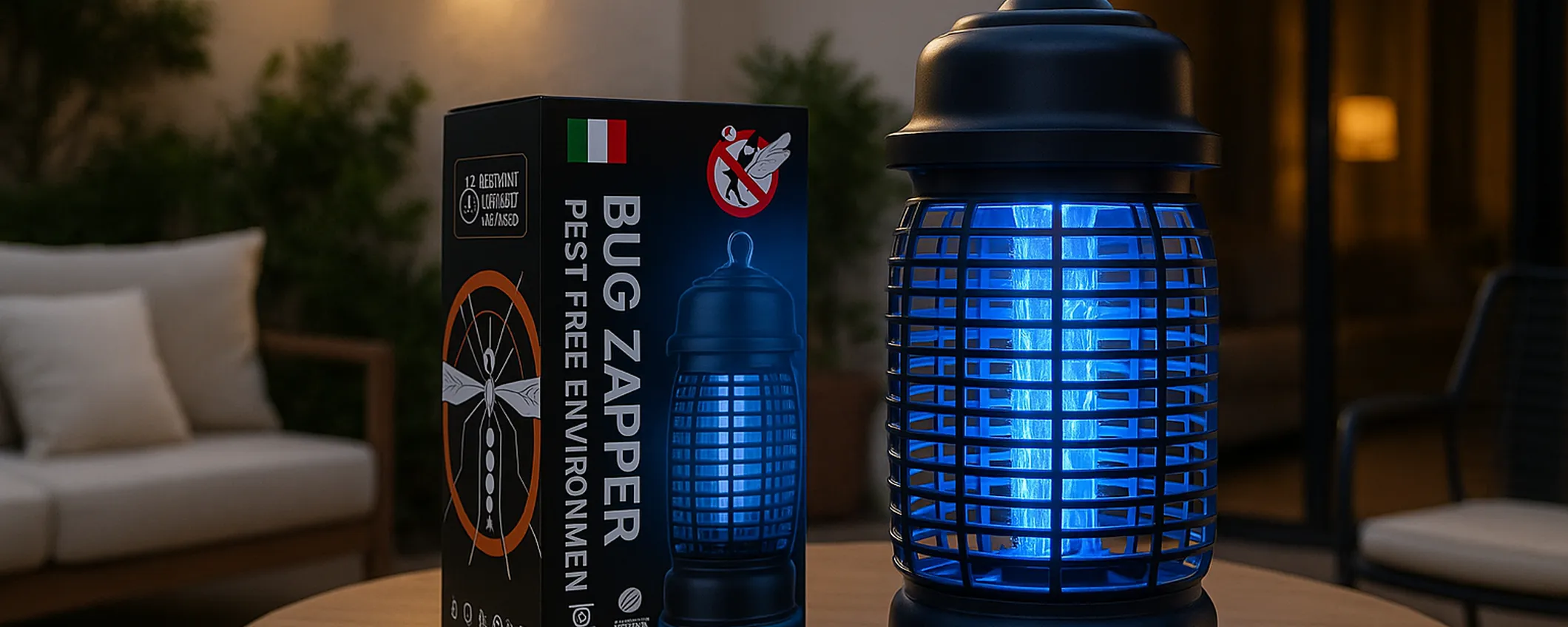 Addio zanzare con la Lampada elettrica con tecnologia UV a prezzo mini (39€)
