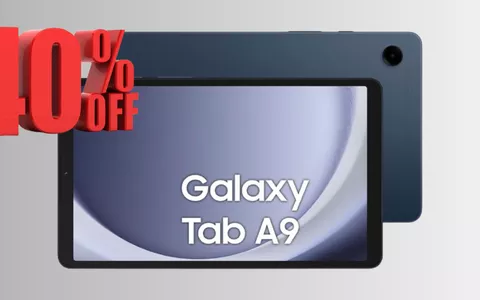 Samsung Galaxy Tab A9+ oggi SCONTANTISSIMO AL 40%: risparmi 120 EURO