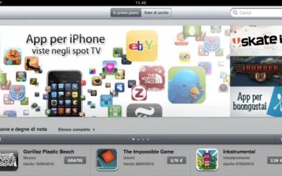 Disponibili le versioni italiane di App Store e iBookstore per iPad