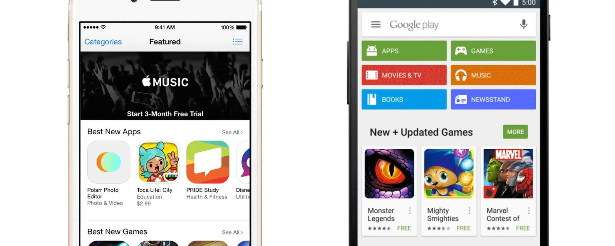 App Store: metà dei download di Google Play Store, ma guadagni doppi