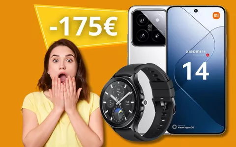 Xiaomi 14 + Watch 2 Pro a 175 euro IN MENO: nuova offerta FOLLE di Amazon