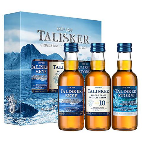 Talisker Set Degustazione con Talisker 10 Anni, Skye e Storm - Pack 3 x 5 cl