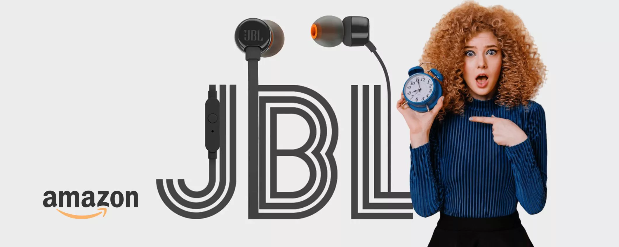 JBL T110, le cuffiette in ear con microfono più POTENTI che puoi avere a soli 7€