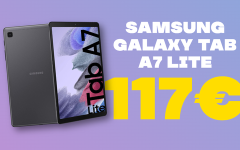 Samsung Galaxy Tab A7 Lite: AFFARE a meno di 120€, solo su Amazon