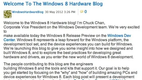 Windows 8 Release Preview da oggi in download